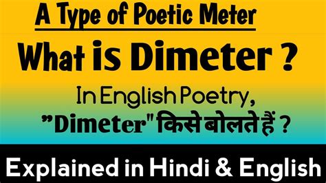 Dimeter Poetry Definition: A Dance of Syllables in Pairs